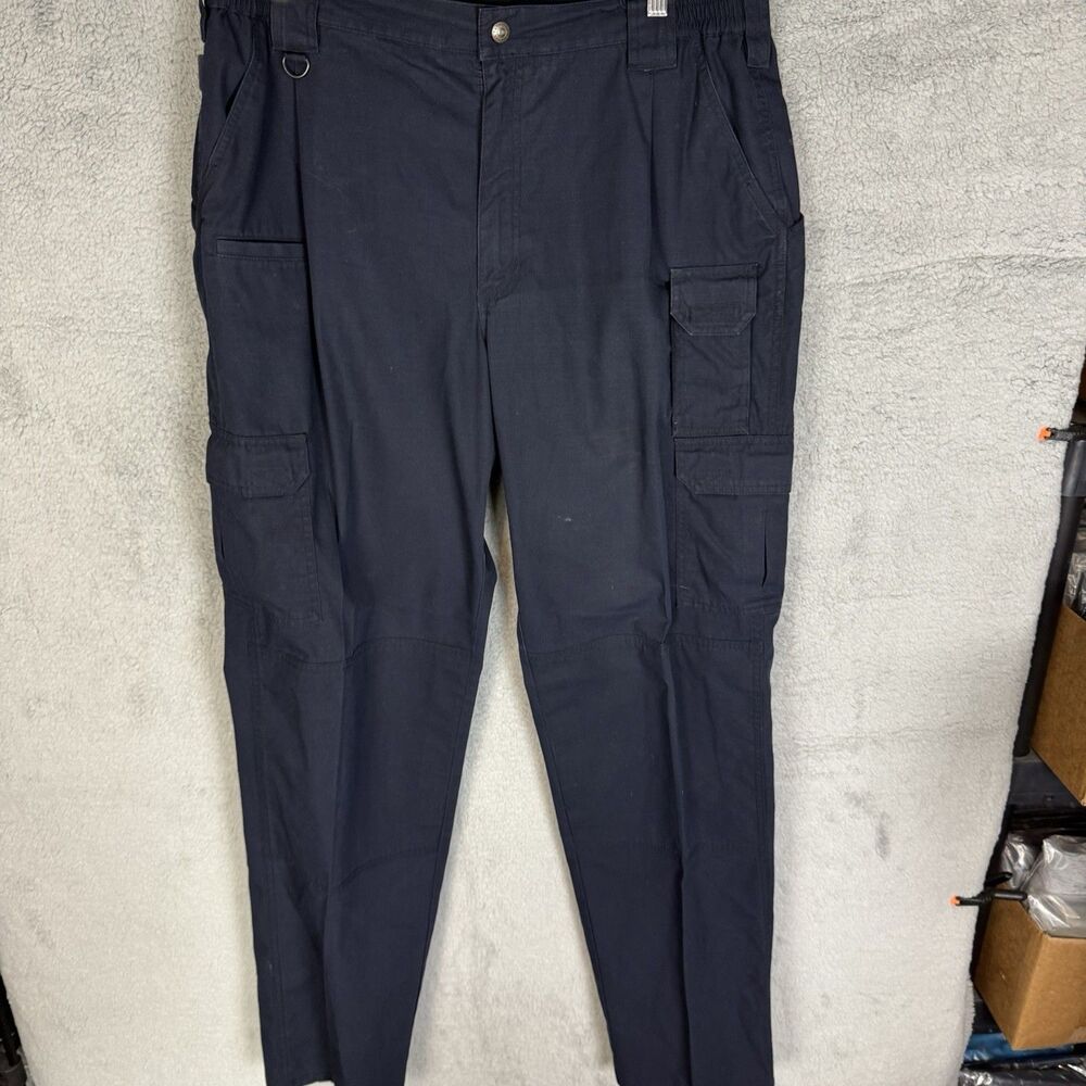 S 5.11 Tactical Series Pants Men's 40x36 Blue Cargo Relaxed‎ Workwear Utility